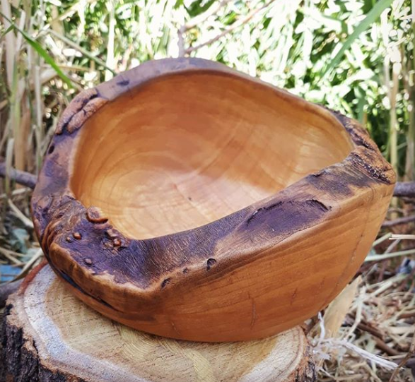 live edge bowl