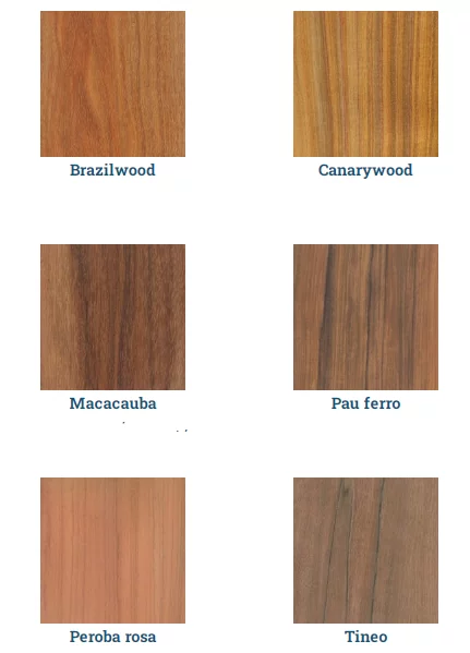 orang colored wood South America
